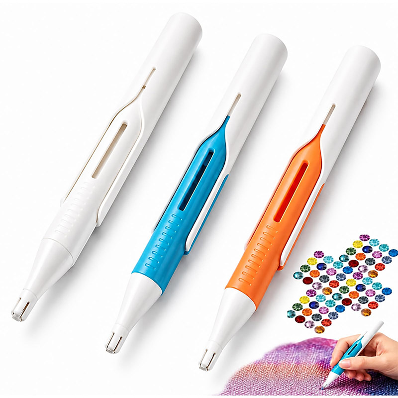 Art Craft Kits For Adults - 自動ダイヤモンドペインティングビーズディスペンサー 2.8mm丸型ダイヤモンドDIYクラフト用 初心者&大人用アクセサリーセット ワックス不要