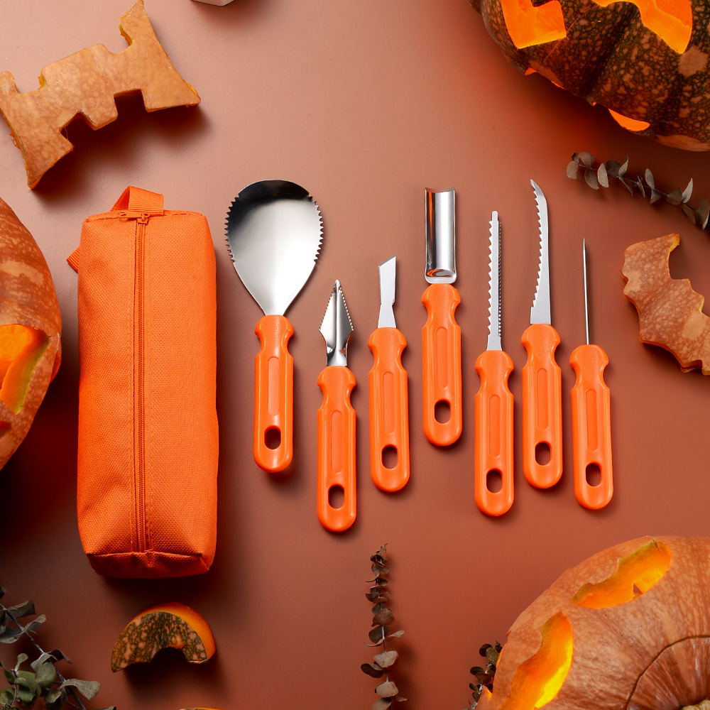 Art And Craft Vegetable - ハロウィンカボチャ彫刻キット プロ仕様のカボチャライトDIY粘土アート彫刻クラフト野菜果物カットセット