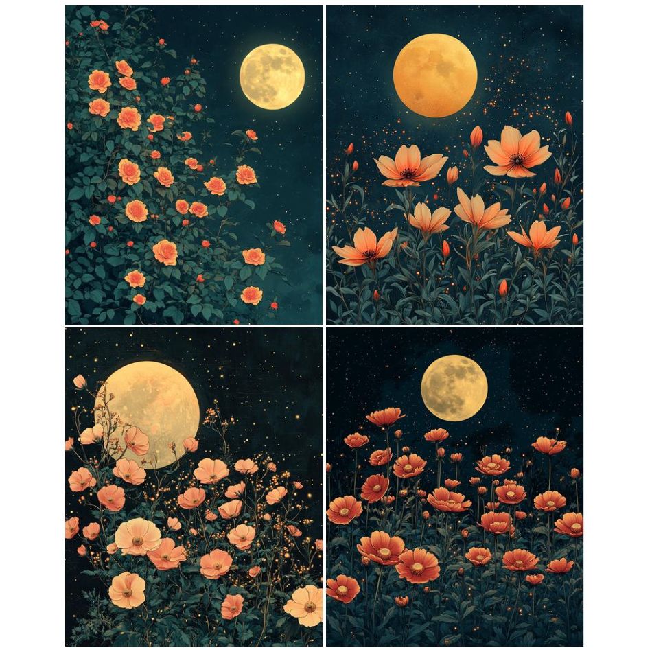 Art Craft Ideas For Adults - CHENISTORYフラワーダイヤモンドペインティングキット 大人向けDIYアイデア 風景ダイヤモンドアート 初心者向けアート＆クラフト