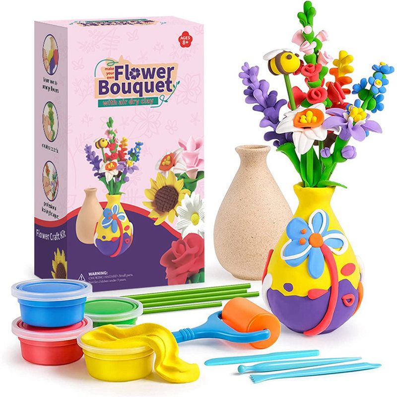 J1UL1Nフラワークラフトキット、子供向けクラフト＆アート - Art Craft Mother'S Day のレビューと価格