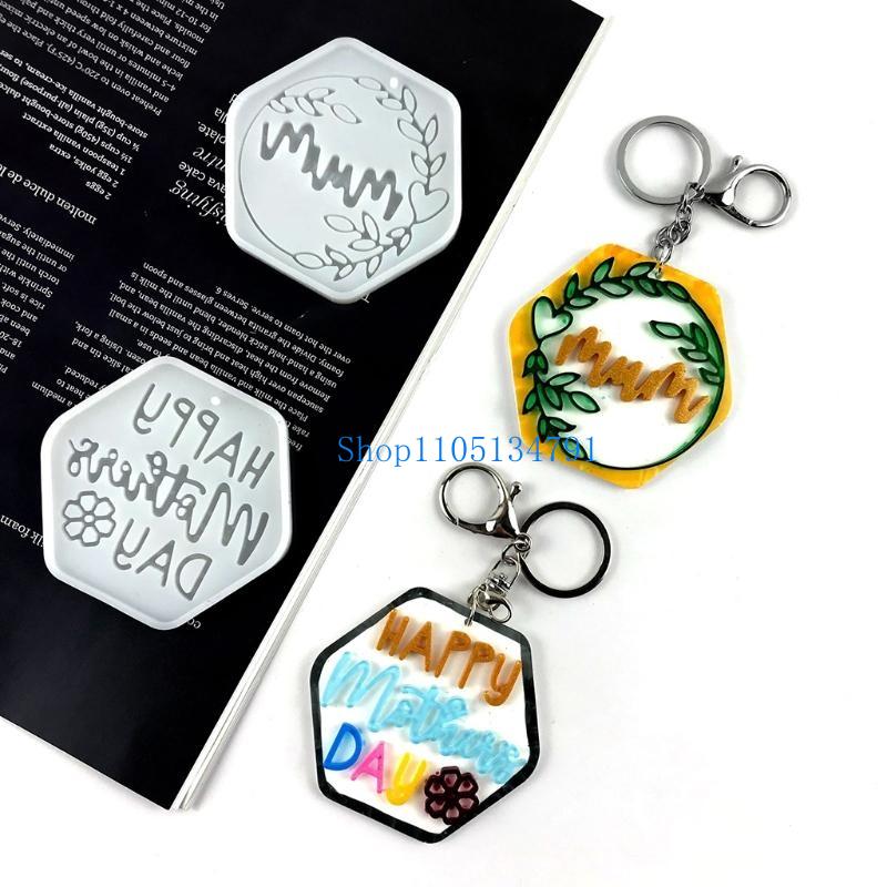 98km かわいいシリコンモールド六角チャームエポキシ樹脂金 - Art Craft Mother'S Day のレビューと価格