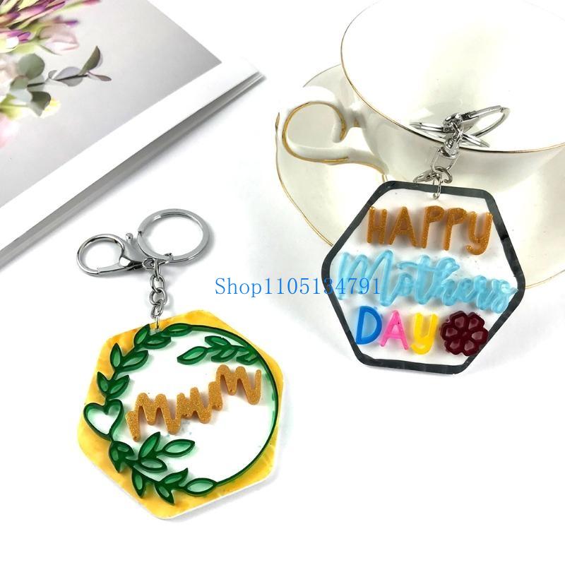 98km かわいいシリコンモールド六角チャームエポキシ樹脂金 - Art Craft Mother'S Day のレビューと価格