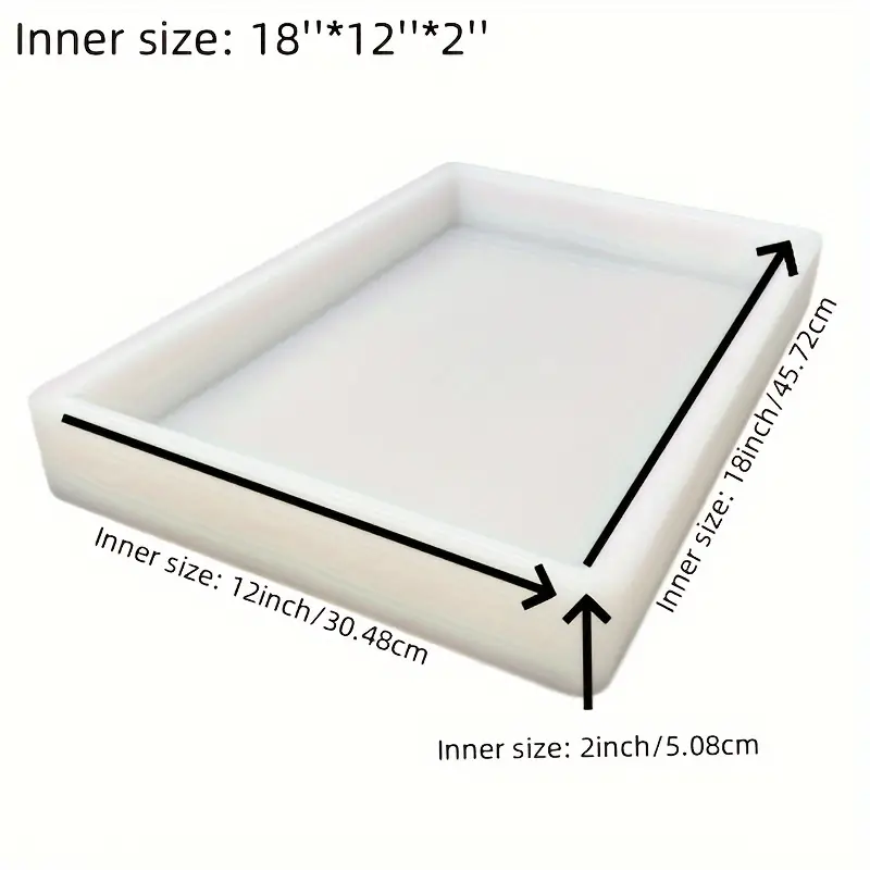 18*12*2インチの大型シリコンモールド、リバーテーブル、 - Art Craft Table のレビューと価格