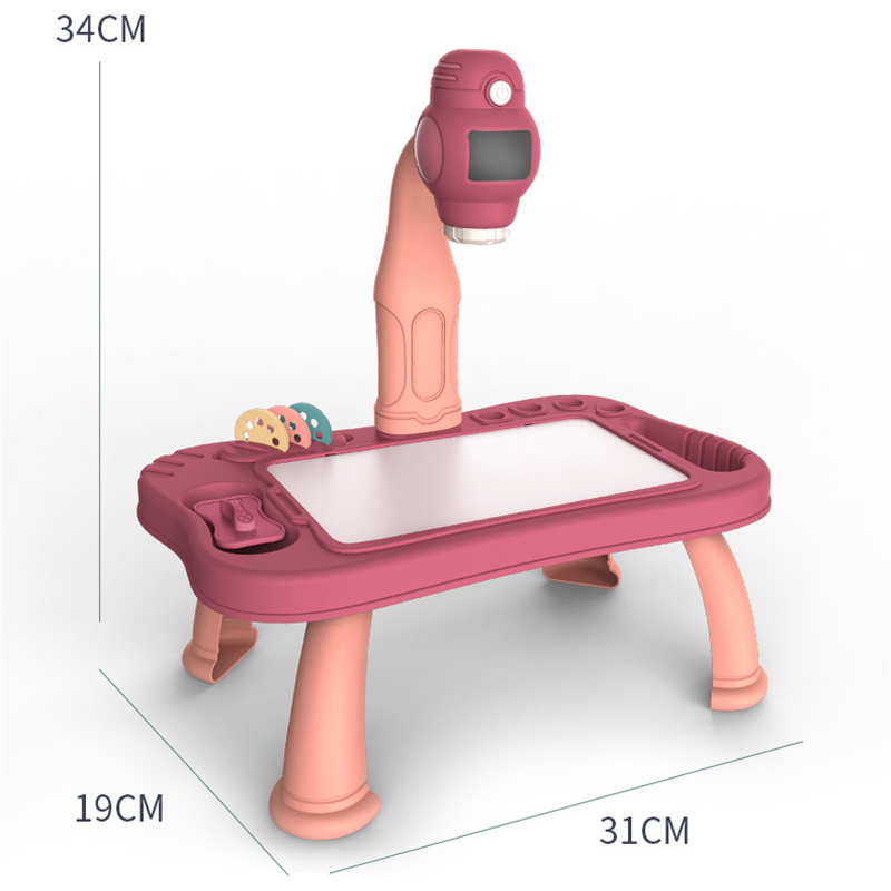 子供のためのインテリジェントなプロジェクターセット,教育玩具 - Art Craft Table のレビューと価格