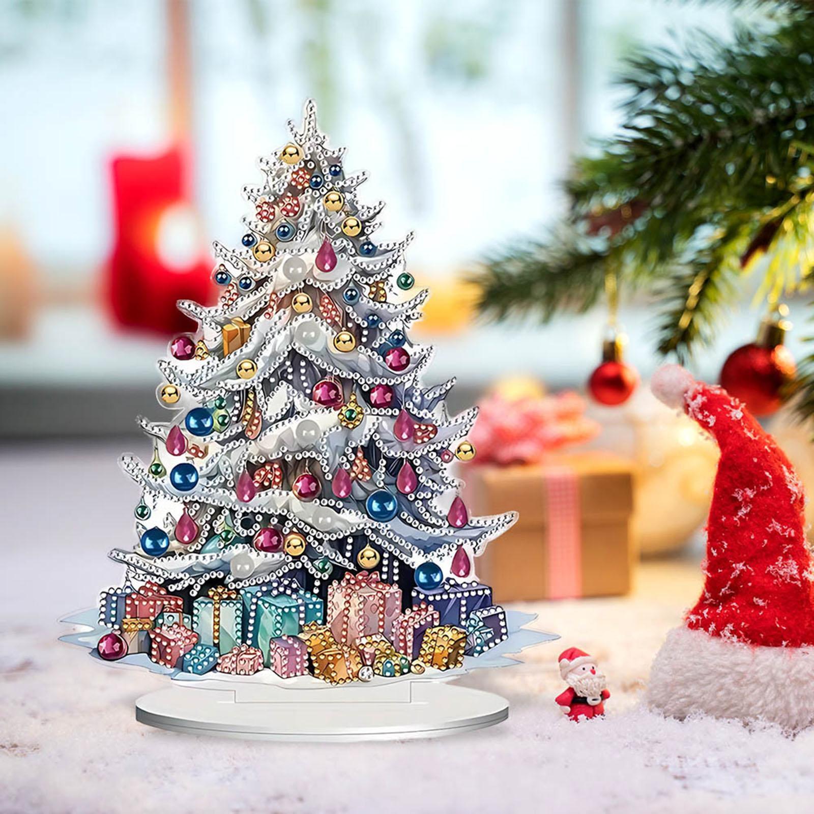クリスマスツリーデスクトップ装飾クリスマス卓上オーナメントア - Art Craft Hotel のレビューと価格