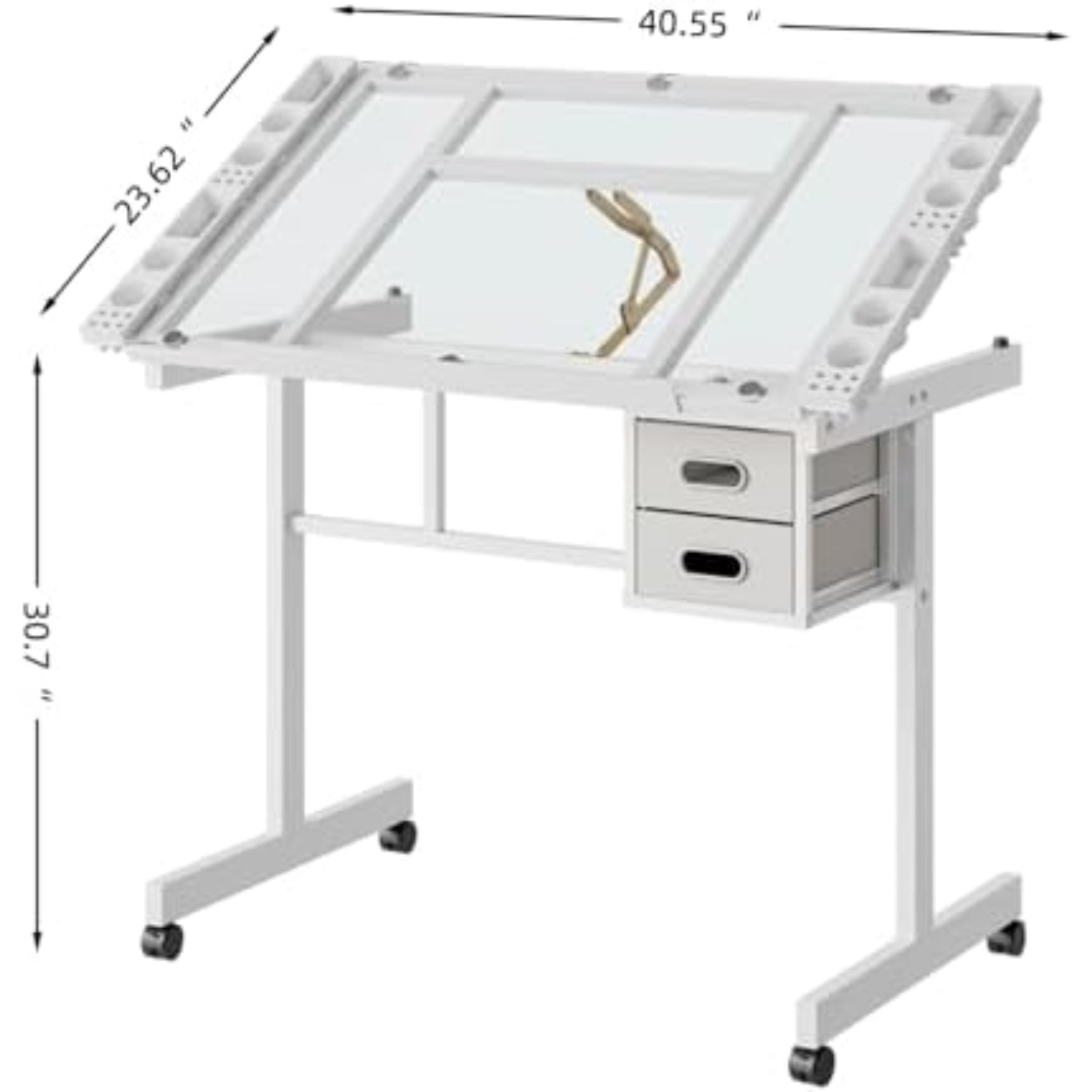 ローリング製図テーブルデスク、絵画テーブル、アートクラフトデ - Art Craft Table のレビューと価格