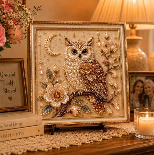 大人向けフクロウダイヤモンドパールアートDIYペインティング - Art Craft Kits For Adults のレビューと価格