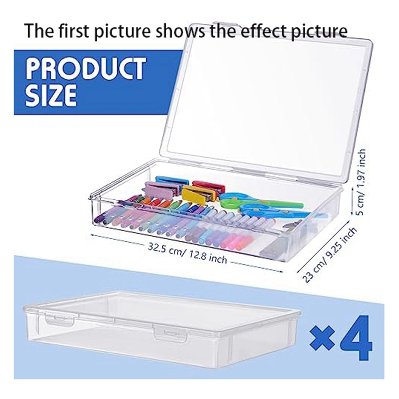 4個入り A4スクラップブック用紙収納ボックス アートクラフ - Art And Craft Letter X のレビューと価格