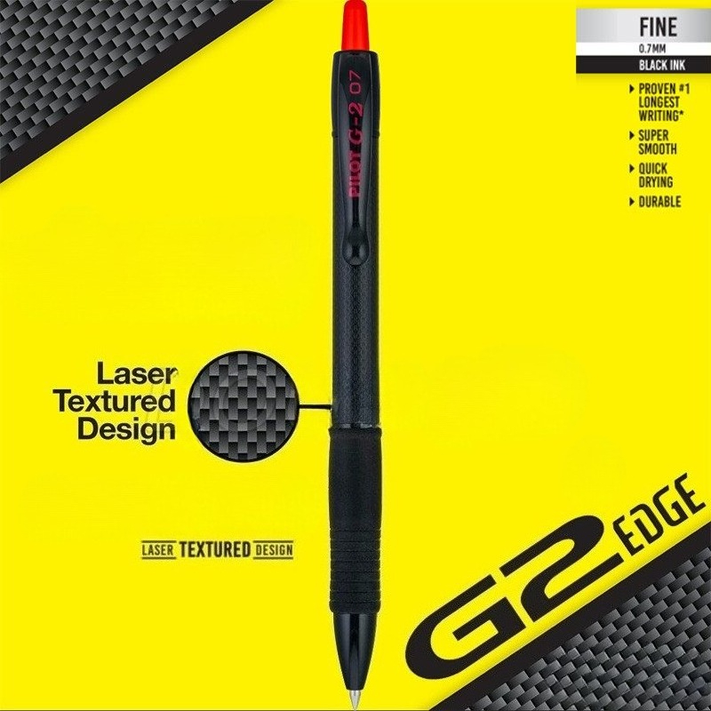 日本パイロット ボールペン カーボンファイバーテクスチャー  - Pilot Pen G2 のレビューと価格