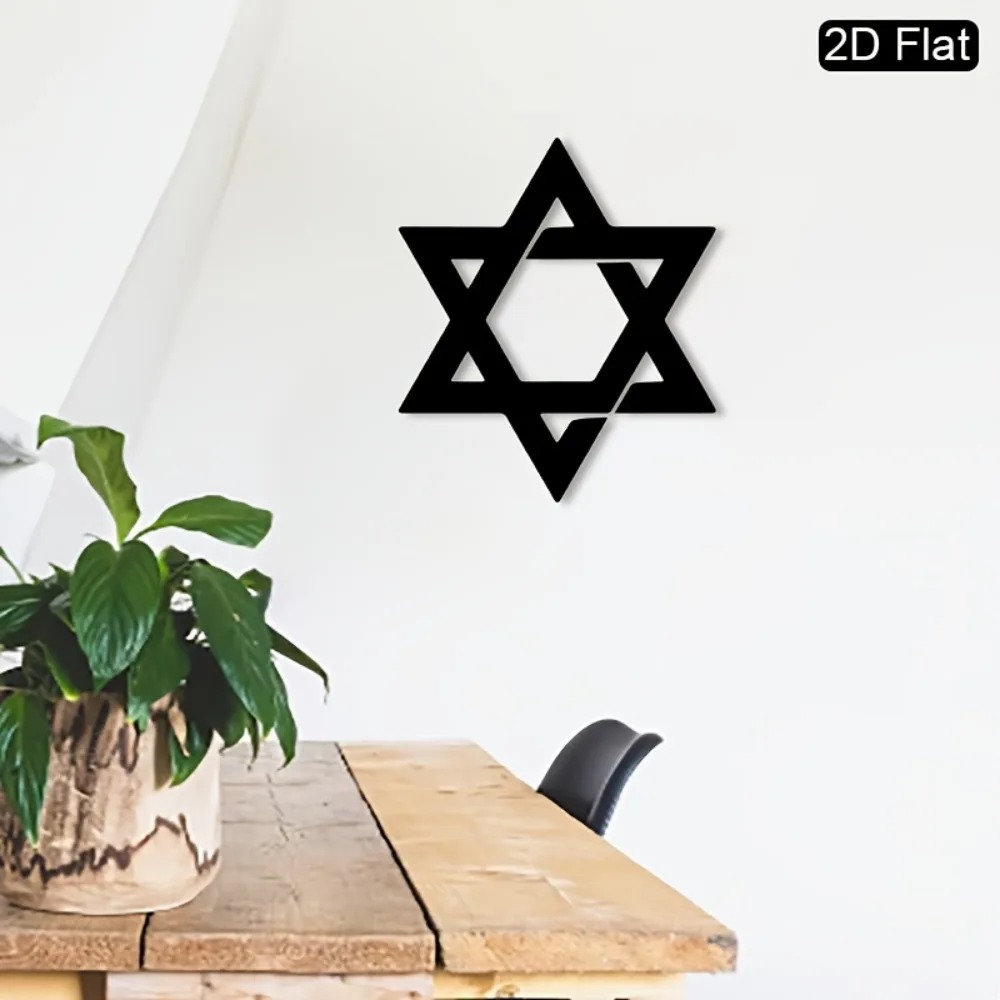 CIFBUY 鉄製ウォールアート ダビデの星 メタル彫刻 壁 - Art & Craft Of Problem Solving のレビューと価格
