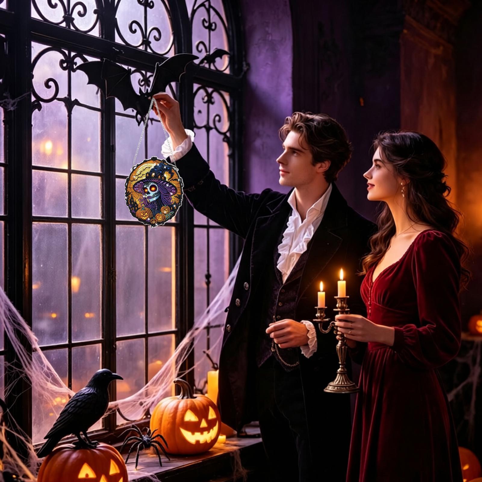 ラインストーンペインティングキット ハロウィン魔女クリスタル - Art Craft Halloween のレビューと価格