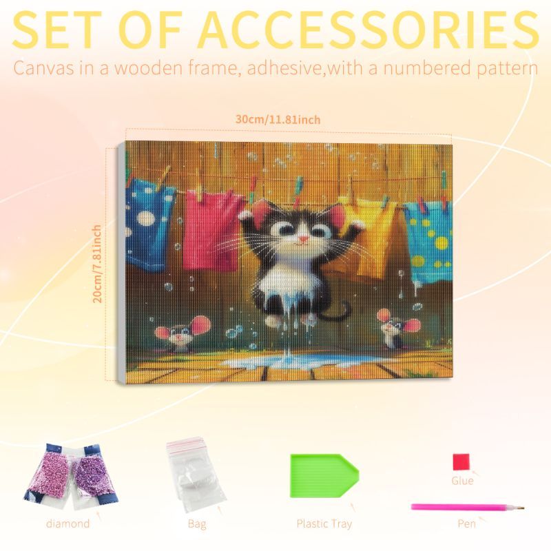 PhotoCustom マウス 5D ダイヤモンドペインティ - Art Craft Ideas For Adults のレビューと価格