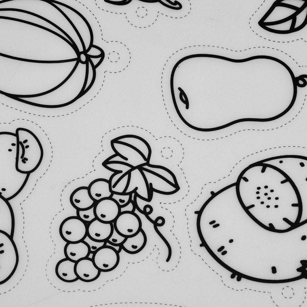 8 個の果物野菜パターン熱収縮シート着色可能なシート BOP - Art And Craft Vegetable のレビューと価格
