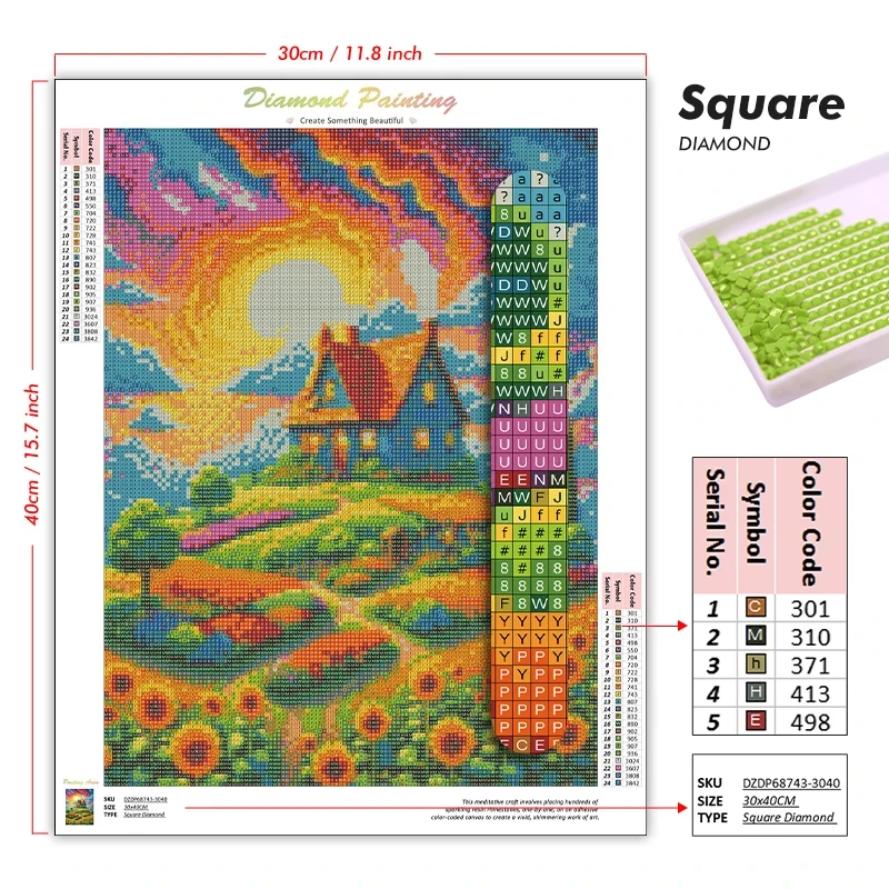 5D DIYダイヤモンドペインティングキット ニューヨークの - Art And Craft New York のレビューと価格