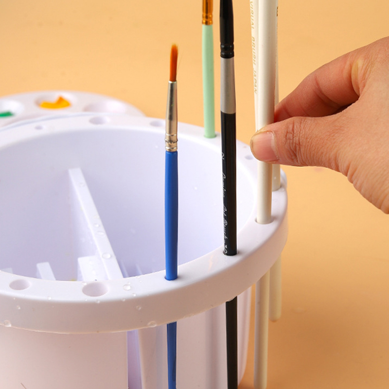 3イン1 ブラシウォッシャーバケツ パレット蓋付き 絵画用ブ - Watercolor Brush Pen のレビューと価格