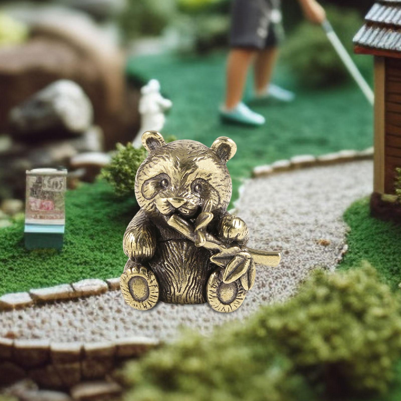 真鍮パンダオーナメントコレクタブル銅製動物像アートクラフトパ - Art Craft Hotel のレビューと価格