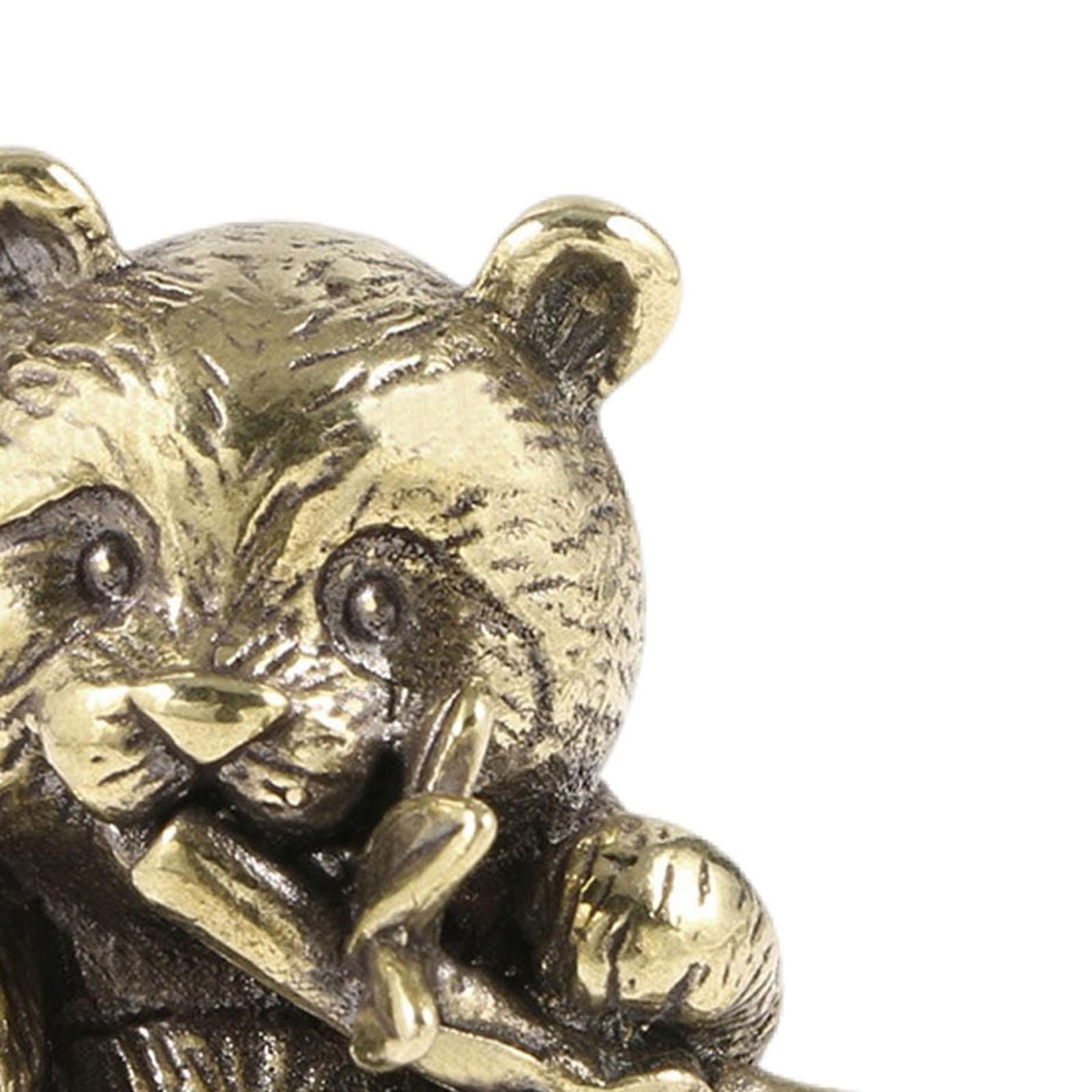真鍮パンダオーナメントコレクタブル銅製動物像アートクラフトパ - Art Craft Hotel のレビューと価格