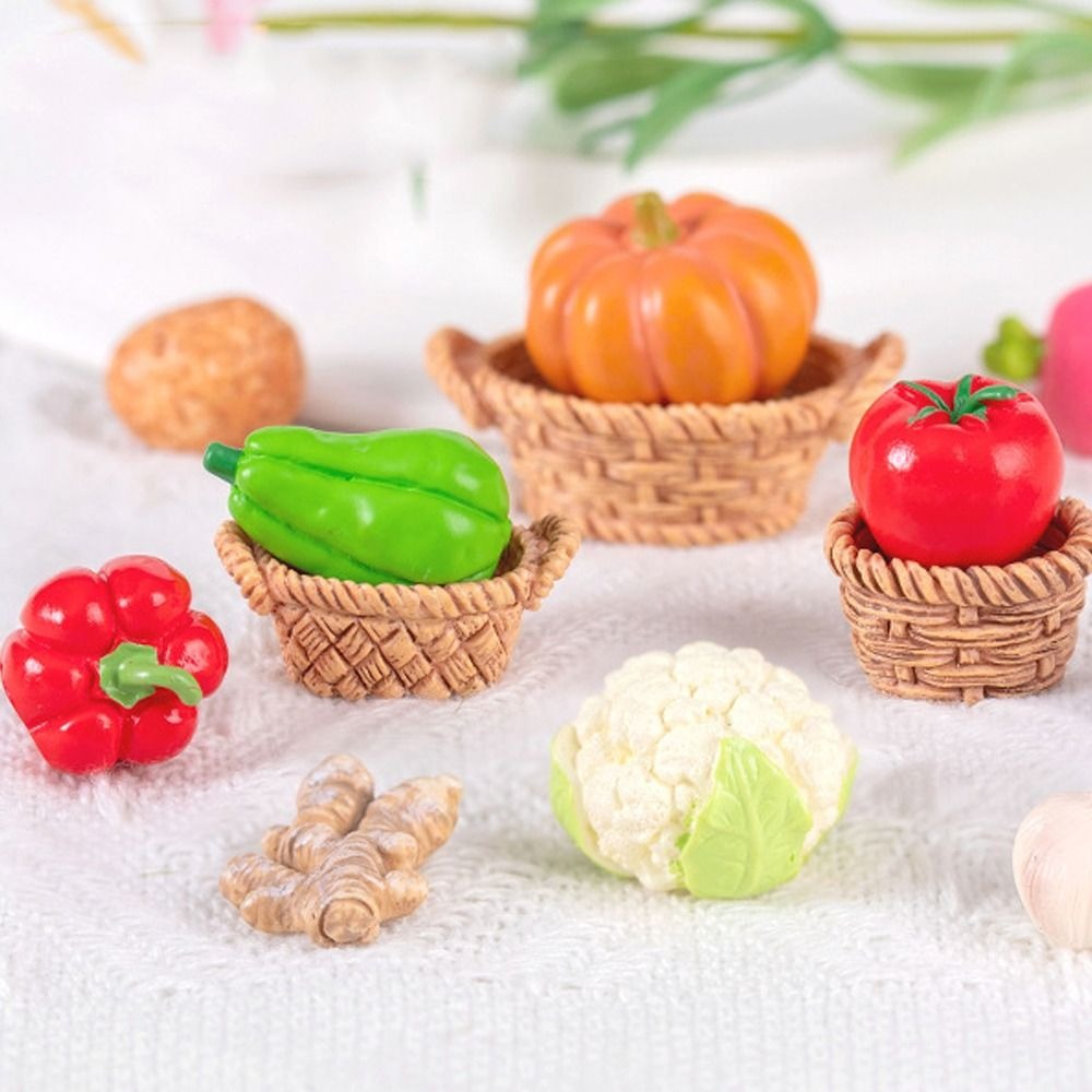 かわいい野菜の置物、ミニチュア工芸品、樹脂工芸品、シミュレー - Art And Craft Vegetable のレビューと価格