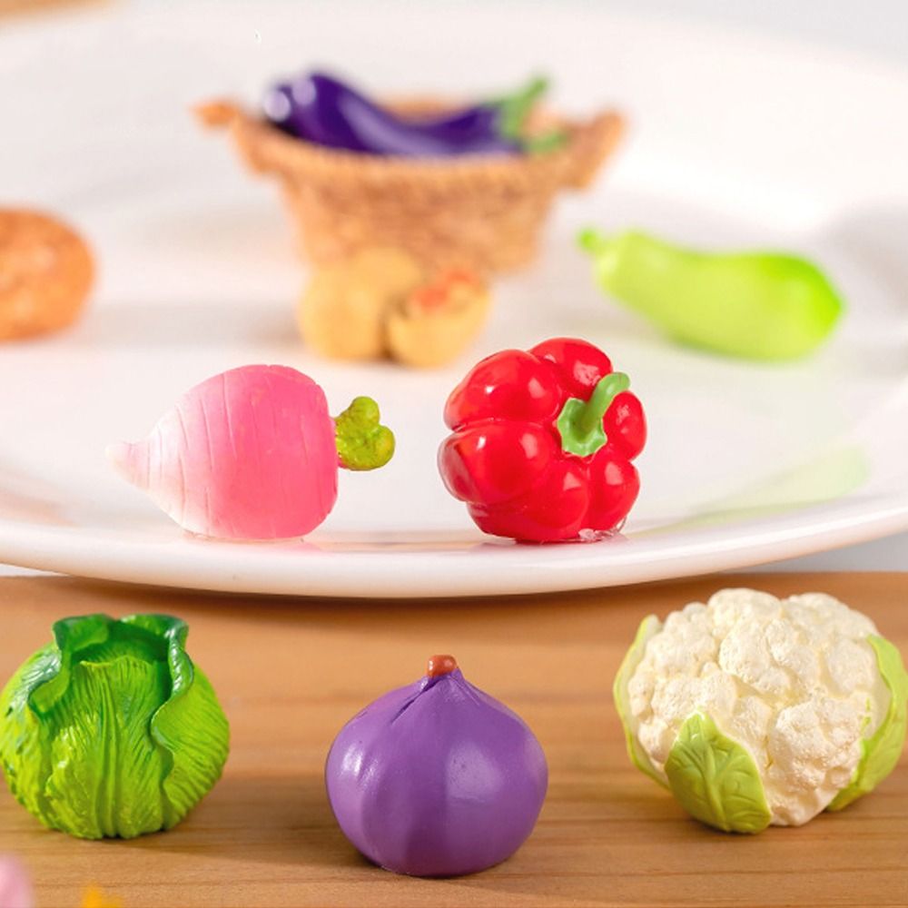 かわいい野菜の置物、ミニチュア工芸品、樹脂工芸品、シミュレー - Art And Craft Vegetable のレビューと価格