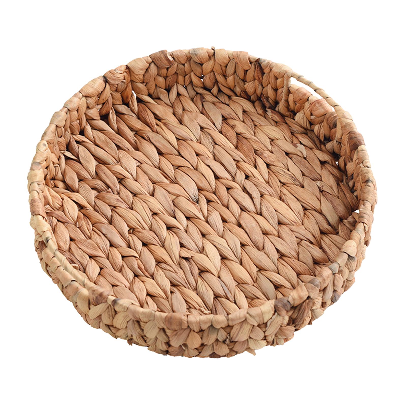 草編みトレイ ウィッカーフルーツボウル ウィッカー編みバスケ - Art And Craft Vegetable のレビューと価格
