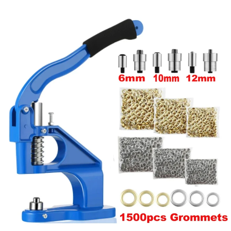 手押しアイレットマシン,手縫い,3ダイ,6mm, 10mm, - Art Craft Description のレビューと価格