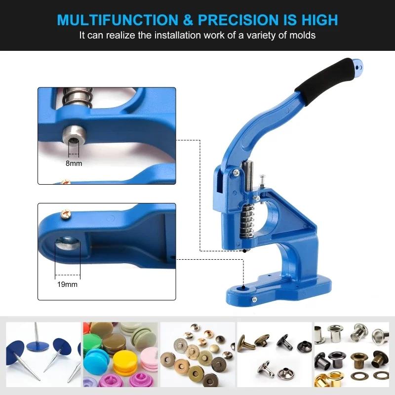 手押しアイレットマシン,手縫い,3ダイ,6mm, 10mm, - Art Craft Description のレビューと価格