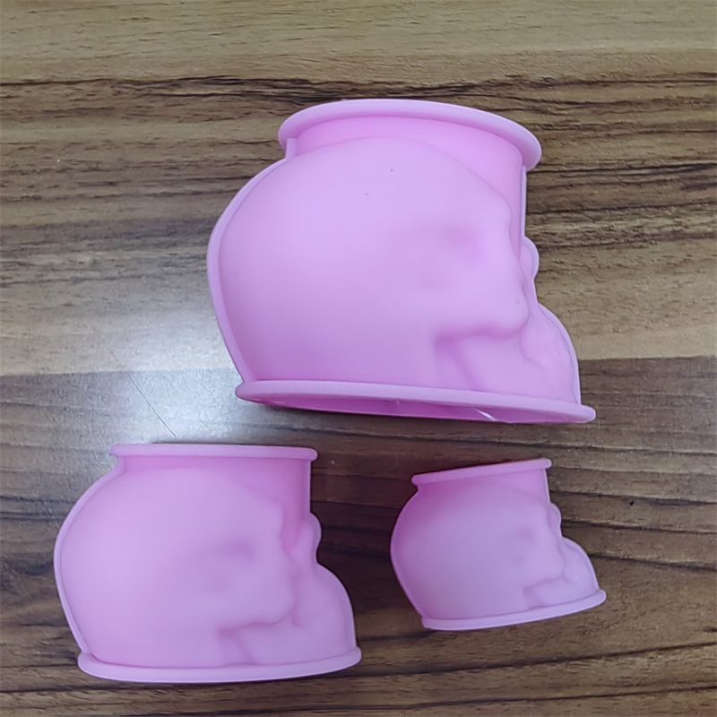 白とピンクのスカルキャンドルモールド DIY エポキシスカル - Art Craft Halloween のレビューと価格