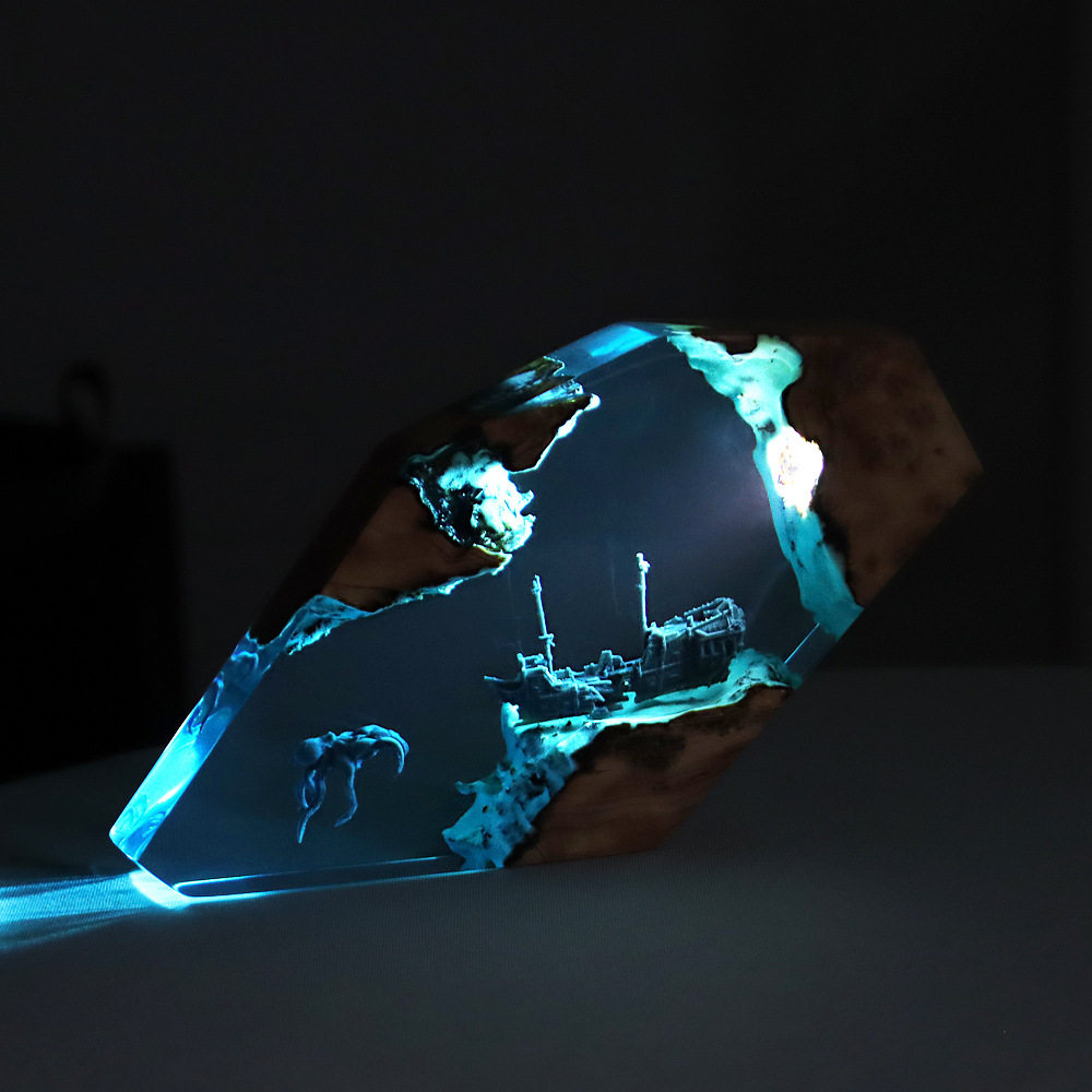 森の妖精鹿デスクトップアート、パーソナライズされた発光オーナ - Art Craft Halloween のレビューと価格